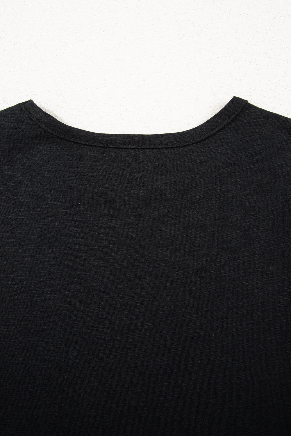 Black Ricrac Trim Printed Flutter Sleeve Contrast Patchwork Blouse